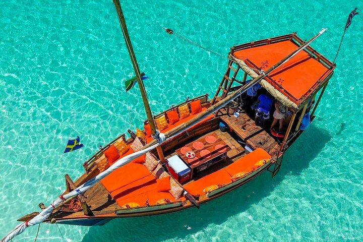 Privé/Delen : Verken Mnemba Island met een dhow