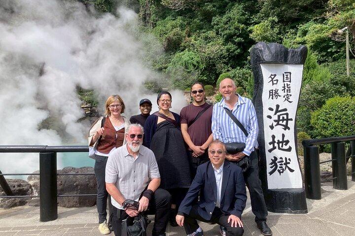 Beppu Kannawa Onsen gebied wandeltocht