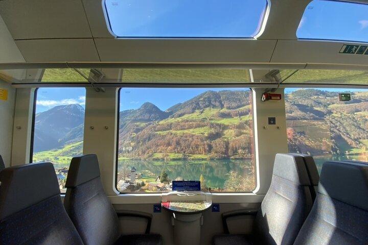 De Bâle : Train panoramique Premium, Lucerne & Interlaken Tour