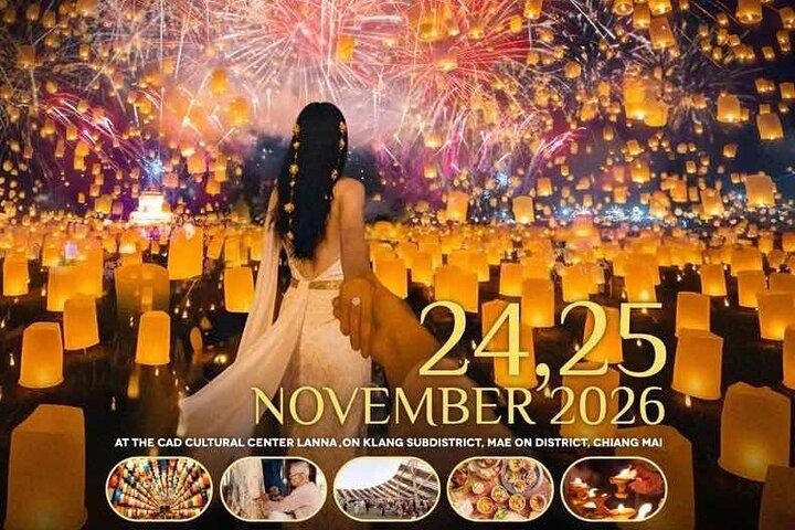Chiang Mai HKD 2026 Khomloy Yi Peng Sky Lantern Festival Officielt