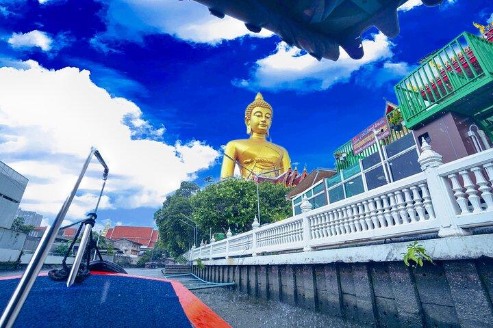 Bangkok Local Canal Cruise & Artist Village in barca EV
