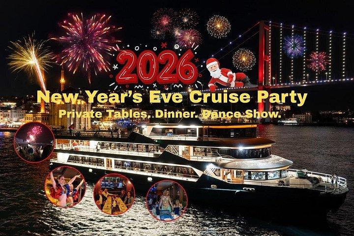 Istanbul Bosphorus New Year's Eve Dinner Cruise Party in Istanbul