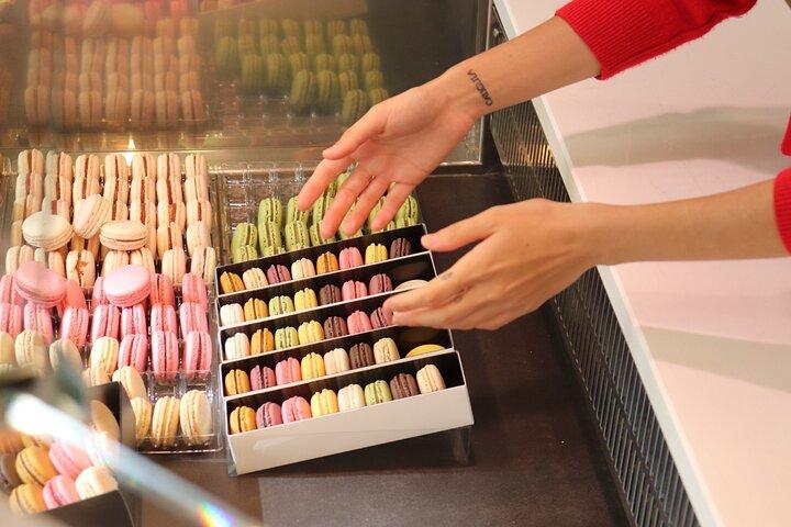 本物のパティスリーでパリマカロン焼きアクティビティ