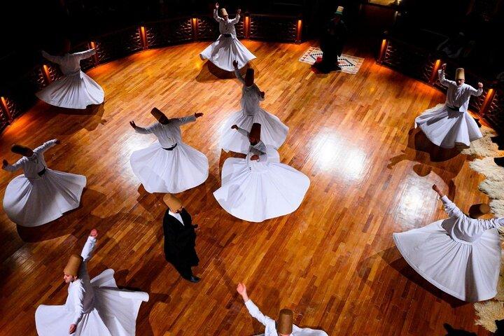 Eintrittskarte für die Sema-Zeremonie der wirbelnden Derwische von Konya Rumi