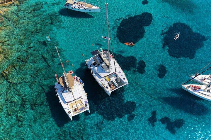 Heraklion : Dia Catamaran Cruise Middelhavsmåltid og vand sjov