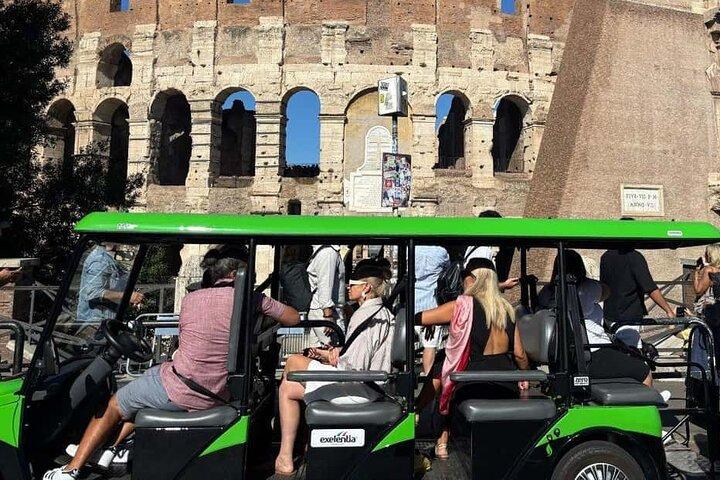 ローマゴルフカートツアー：ジェラートで人気のランドマーク＆隠れた宝石