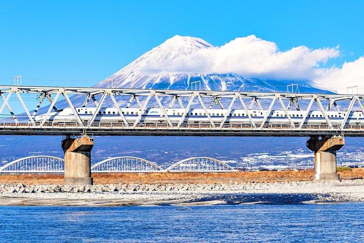 Excursión de un día al Monte Fuji y Hakone con regreso al tren bala
