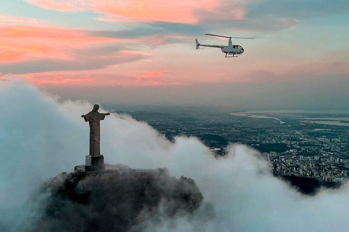 Río de Janeiro : 35 min Tour en helicóptero privado Cristo