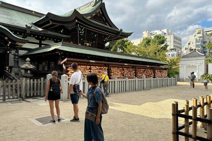 Osaka : Marche du marché de Tenjinbashi et visite d'Osaka Tenmangu