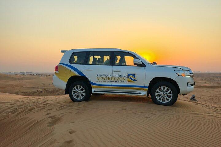 Safari dans le désert de Dubaï, soirée à Red-Dunes, dîner barbecue 5*