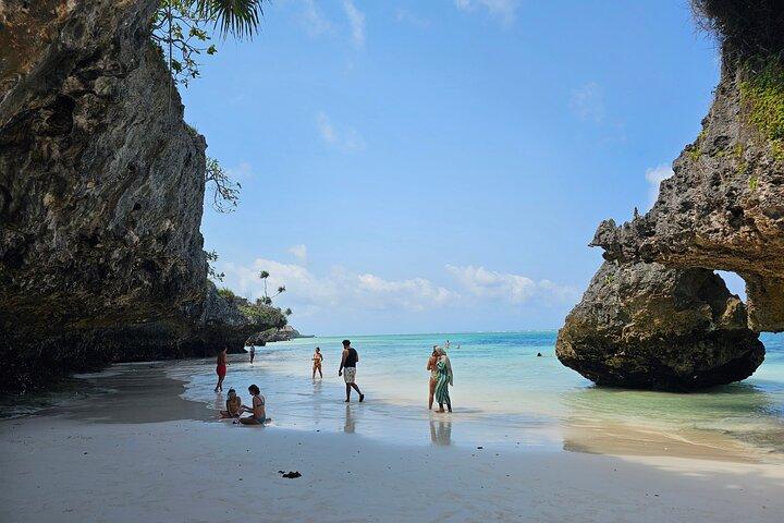 Grotta di Salaam, spiaggia di Mtende, spiaggia di Paje + ristorante rock