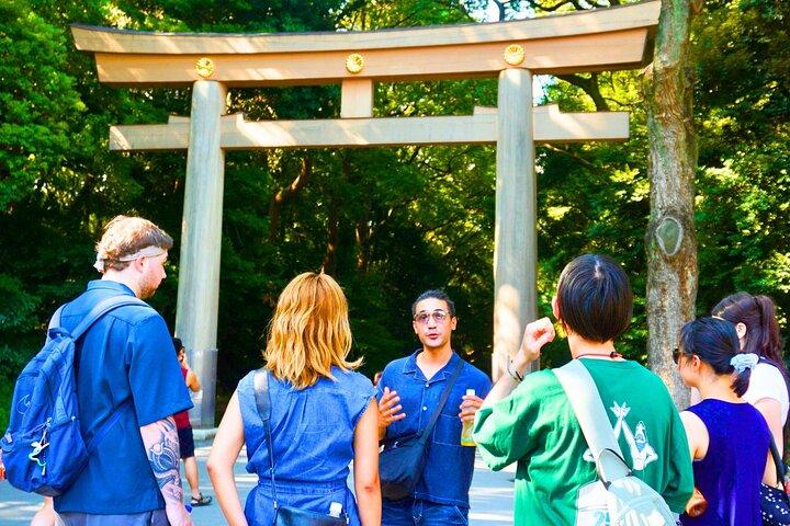 Santuário Meiji de Tóquio e passeio a pé pela história de Harajuku