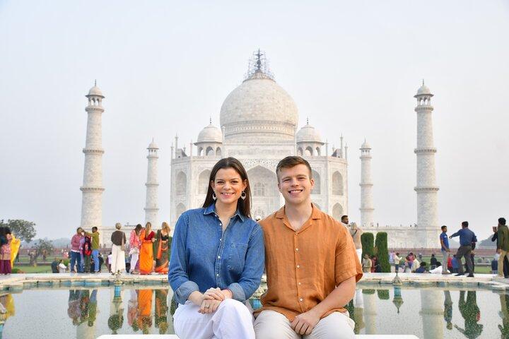 Taj Mahal-tur med höghastighetstågupplevelse - All Inclusive