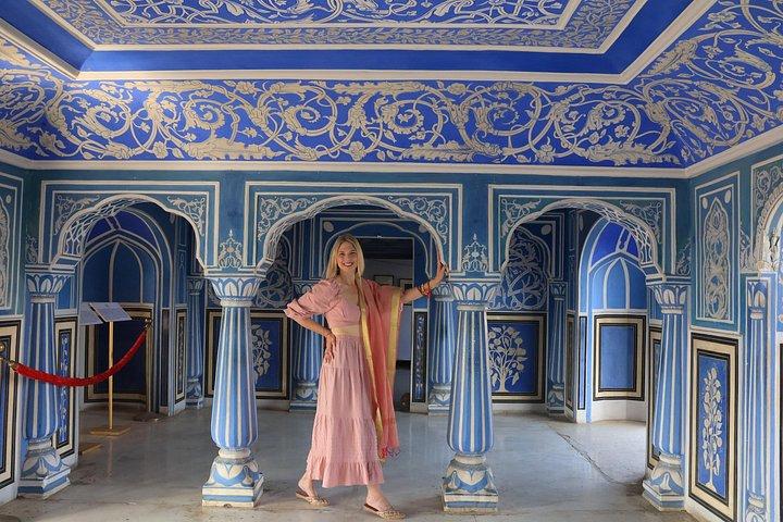 ジャイプールのシティパレスでパーソナライズされた写真撮影体験