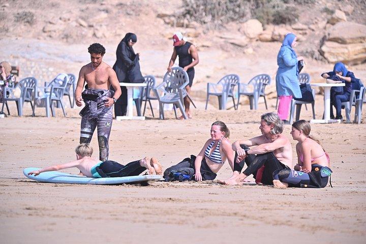 Surf Activity in Panorama Beach Taghazout Morocco