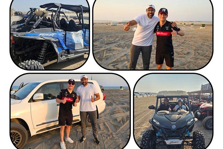 Doha Qatar ATV Quad Buggy Dune Bashing en kameelrijden