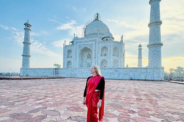 De Delhi : Taj Mahal, Agra Fort & Baby Taj por Carro e Guia