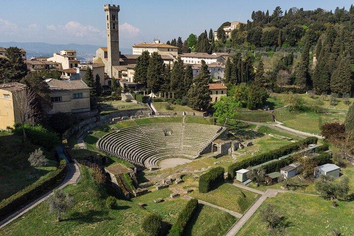 Fiesole: colinas florentinas, teatro romano y Piazza Michelangelo