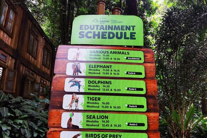 Jakarta Bogor Taman Safari Indonesië Privé autotour ervaring