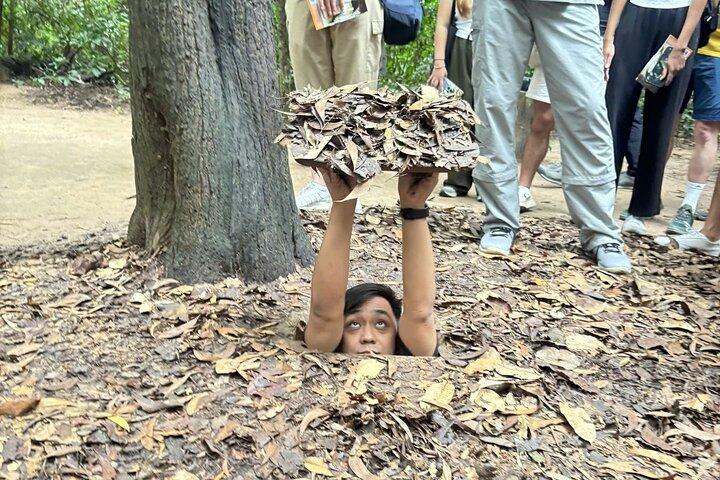 Cu Chi Tunnels Halbtagestour von Ho-Chi-Minh-Stadt