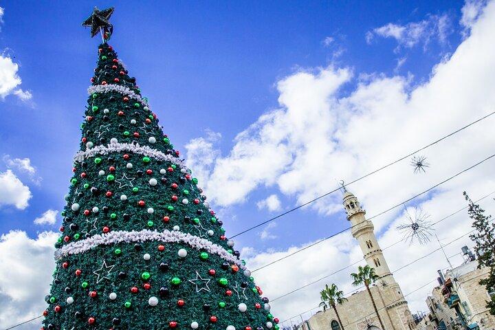 Heiligabend in Israel Jerusalem und Mitternachtsmesse in Bethlehem