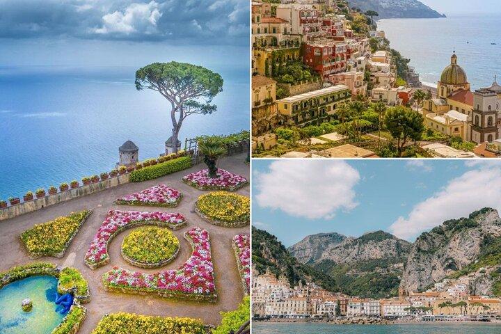 Costa Amalfi em tour privado completo