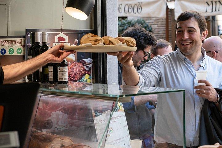 ローマ究極の料理ツアートラステヴェレ・ティベル島＆カンポ・デ・フィオーリ