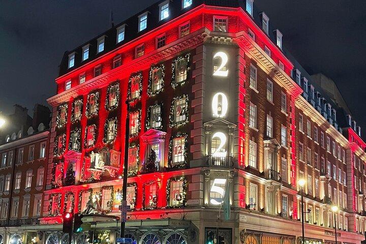 London Christmas Lights Tour By Private Black Taxi
