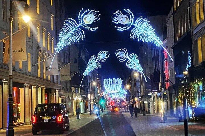 London Christmas Lights Tour By Private Black Taxi