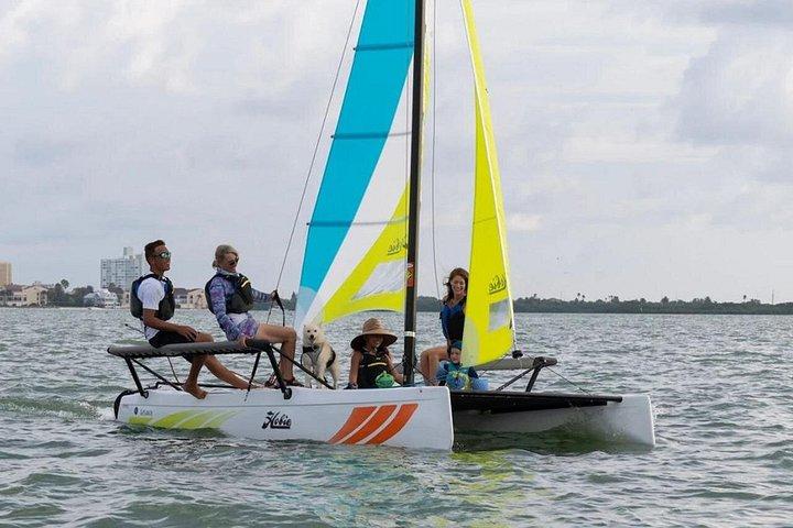 Hobie Cat Getaway 16' Sailing Rental at Hobie Beach Miami