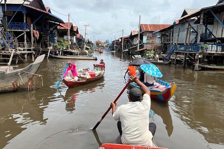 A Day Private Kompong Khleang Floating Village Tour & Tonle Sap