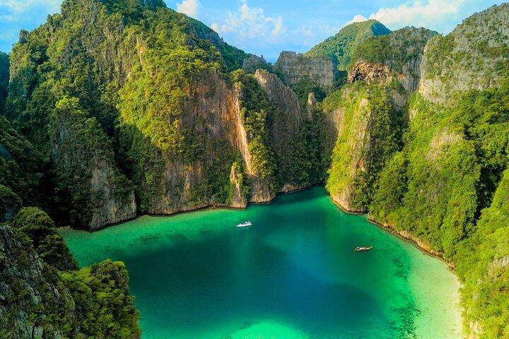 Phuket : Lancha rápida temprana a Phi Phi, Bambú, Snorkel & Almuerzo