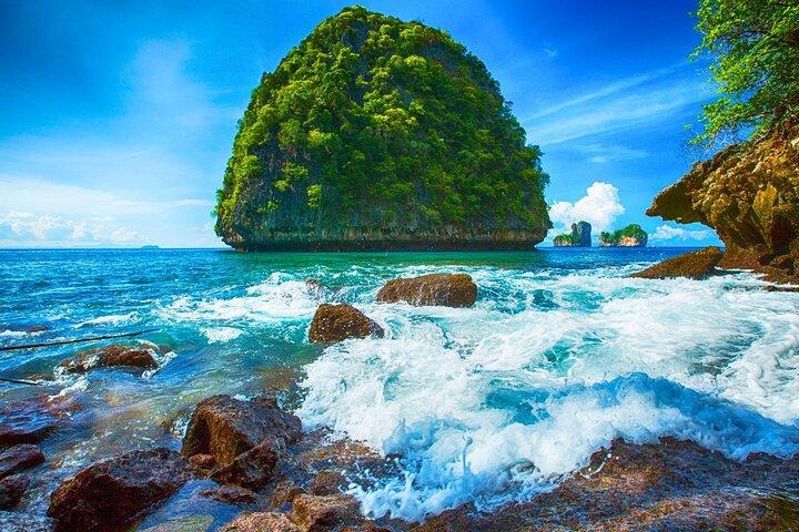 Phuket : Lancha rápida temprana a Phi Phi, Bambú, Snorkel & Almuerzo