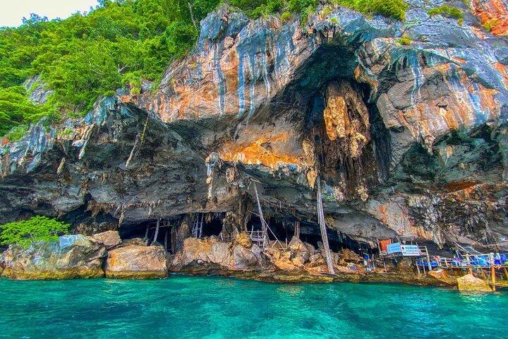Phuket : Lancha rápida temprana a Phi Phi, Bambú, Snorkel & Almuerzo