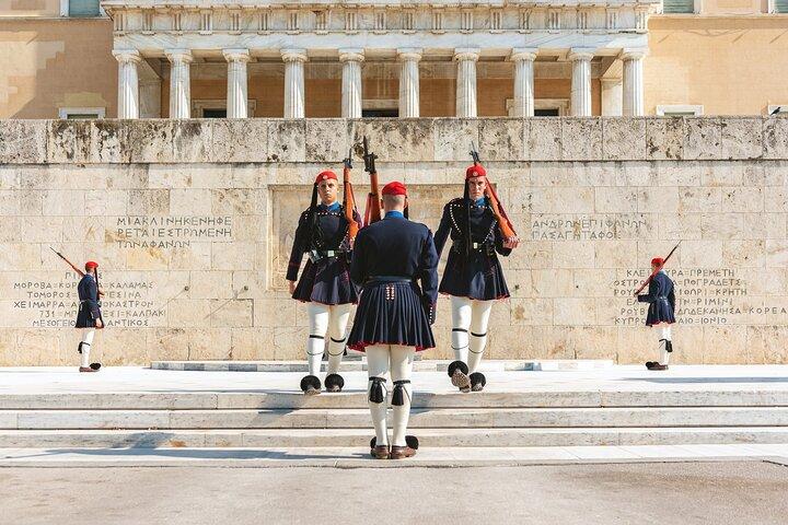 "Atene in uno scorcio con porto da crociera Pickup & Drop-off"