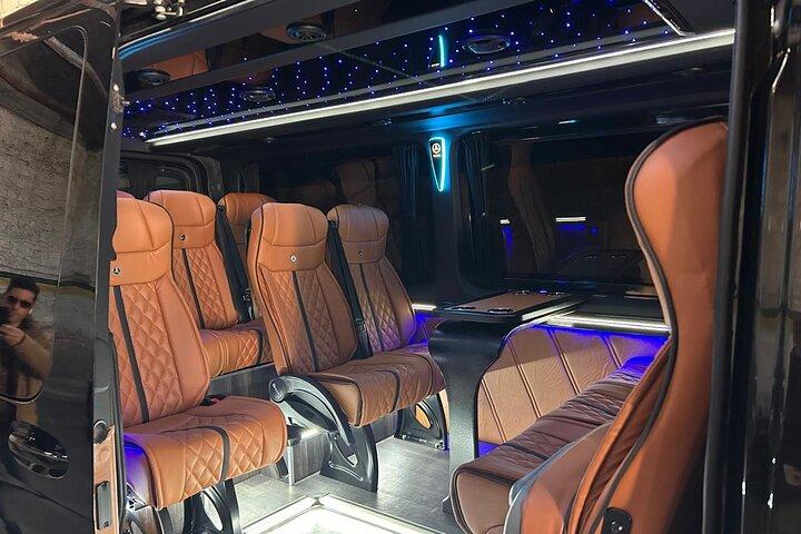 "Transport de luxe en berline, minivan ou minibus"