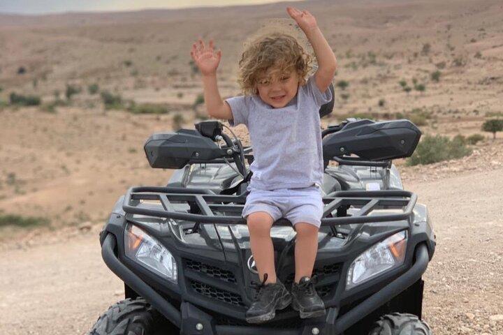 Marrakech: Agafay désert 1h buggy dîner spectacle et Dromadire