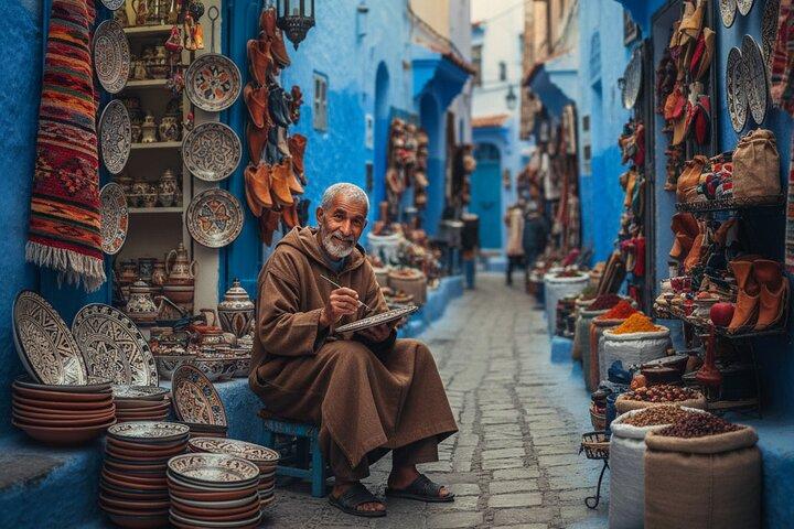 Dagtrip Chefchaouen vanuit Tanger Blue City Kasbah en lunch