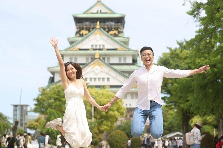 Privéfotoshoot van 1 uur in Osaka