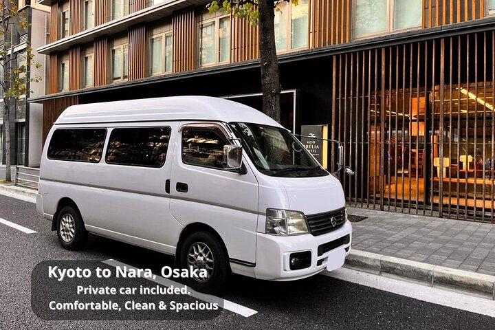 Kyoto, Nara og Osaka private op til 9 pax afhentet fra Kyoto