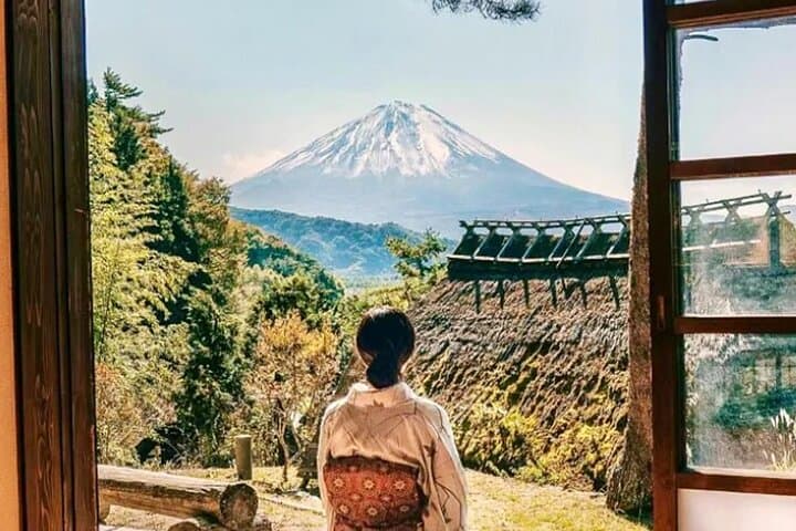 Mount Fuji Day Tour:Lake Kawaguchi, HealingVillage,Oshino Hakkai