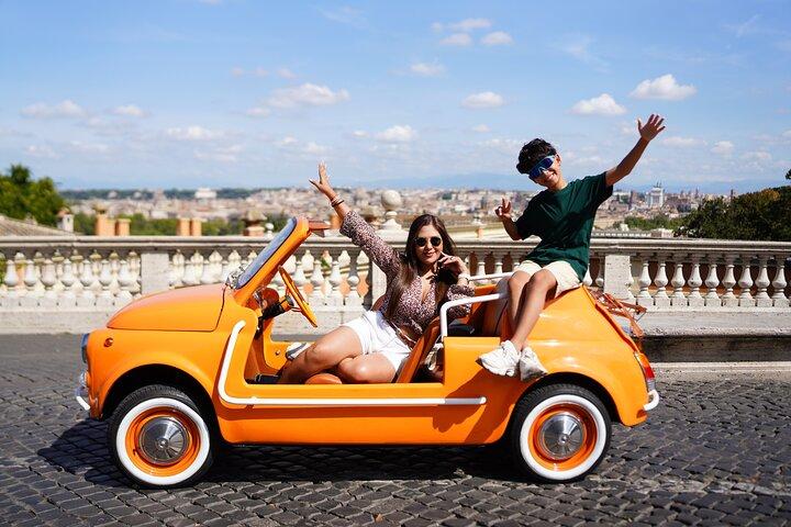 Fiat 500 Tour of Rome com fotos e fotos
