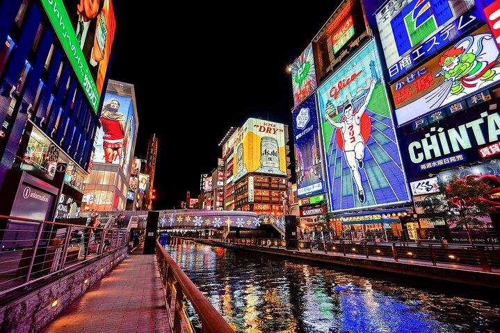 Osaka : Osaka Castle & Dotonbori & Shinsaibashi Private Tour