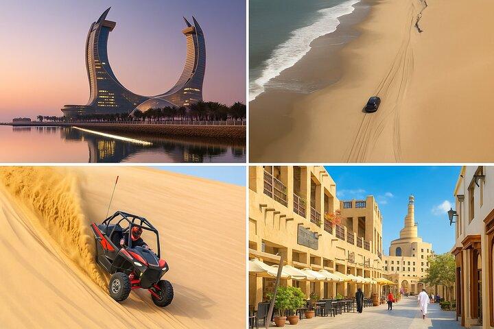 City Tour e Safari no Deserto com Passeio de Camelo e Sand Board