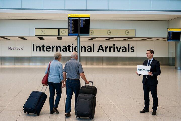 Aeroporto de Heathrow para Dover Cruise Port ou Hotel Private Airport Arrival Transfer
