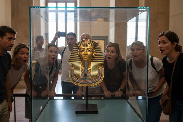 Fly to Cairo:Explore Pyramids & Optional Tutankhamun’s Mask Visit