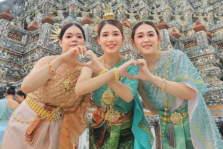 Bangkok Full Set experiência de traje tailandês com cabelo e maquiagem
