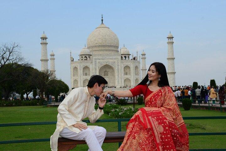 Von Delhi nach Taj Mahal Agra, Baby Taj & Agra Fort Tour