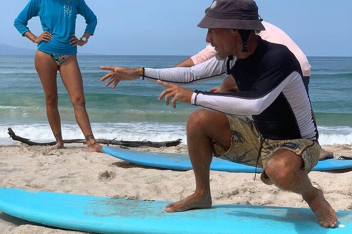 Surf lesson san pancho