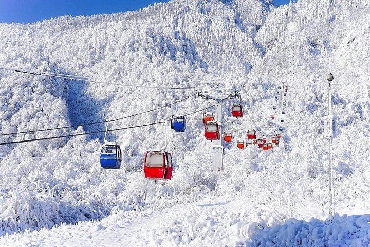 成都から西陵雪山へ温泉で2日間